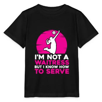 Volleyball Beach Volleyball - Stanley/Stella MINI CREATOR Kids’ T-Shirt - black - Front - Mikhail (115cm)