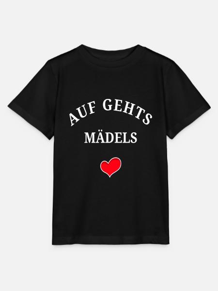 Auf Gehts Mädels - Stanley/Stella Kinder T-Shirt MINI CREATOR - Schwarz