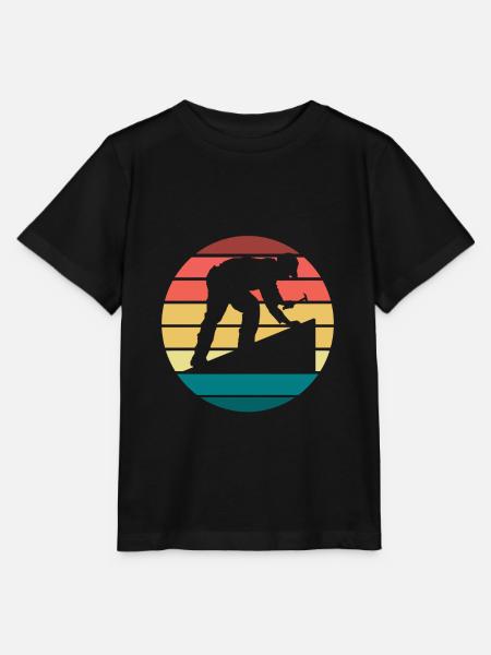 Dachdecker - Stanley/Stella Kinder T-Shirt MINI CREATOR - Schwarz