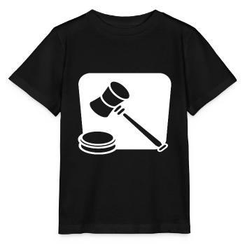 JUGE DE LA COUR DE JUSTICE - T-shirt bio MINI CREATOR Stanley/Stella Enfant - noir - Devant - Mikhail (115cm)