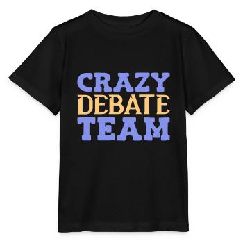 Débat Débat argumentation - T-shirt bio MINI CREATOR Stanley/Stella Enfant - noir - Devant - Mikhail (115cm)
