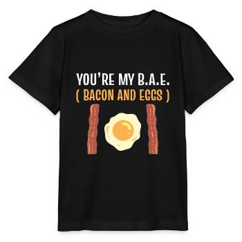Speck und Eierliebhaber Saucier - Stanley/Stella Kinder T-Shirt MINI CREATOR  - Schwarz - Vorne - Mikhail (115cm)