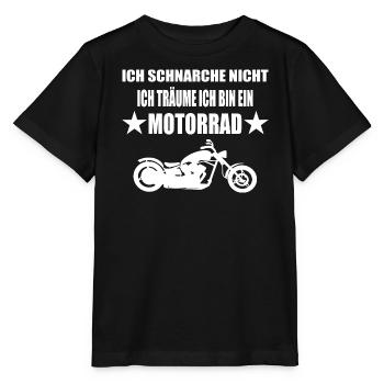 Motorrad - Stanley/Stella Kinder T-Shirt MINI CREATOR  - Schwarz - Vorne - Mikhail (115cm)