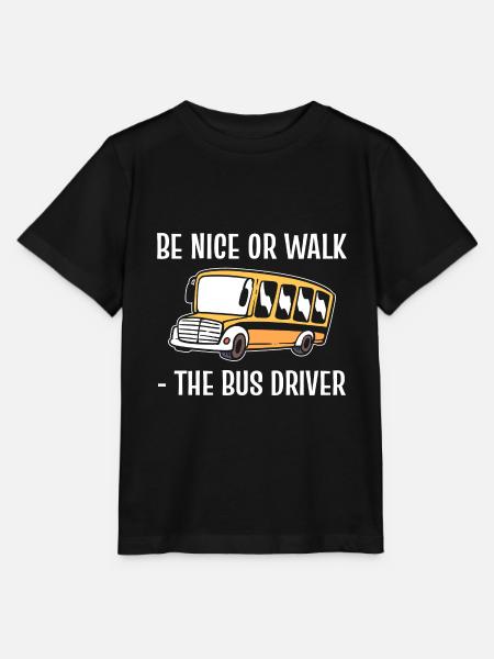 Schulbusfahrer Busbetreiber - Stanley/Stella Kinder T-Shirt MINI CREATOR - Schwarz