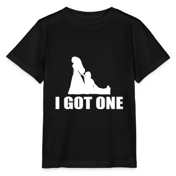 J’ai une future mariée - T-shirt bio MINI CREATOR Stanley/Stella Enfant - noir - Devant - Mikhail (115cm)