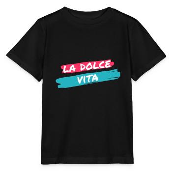 DAS GUTE LEBEN - Stanley/Stella Kinder T-Shirt MINI CREATOR  - Schwarz - Vorne - Mikhail (115cm)