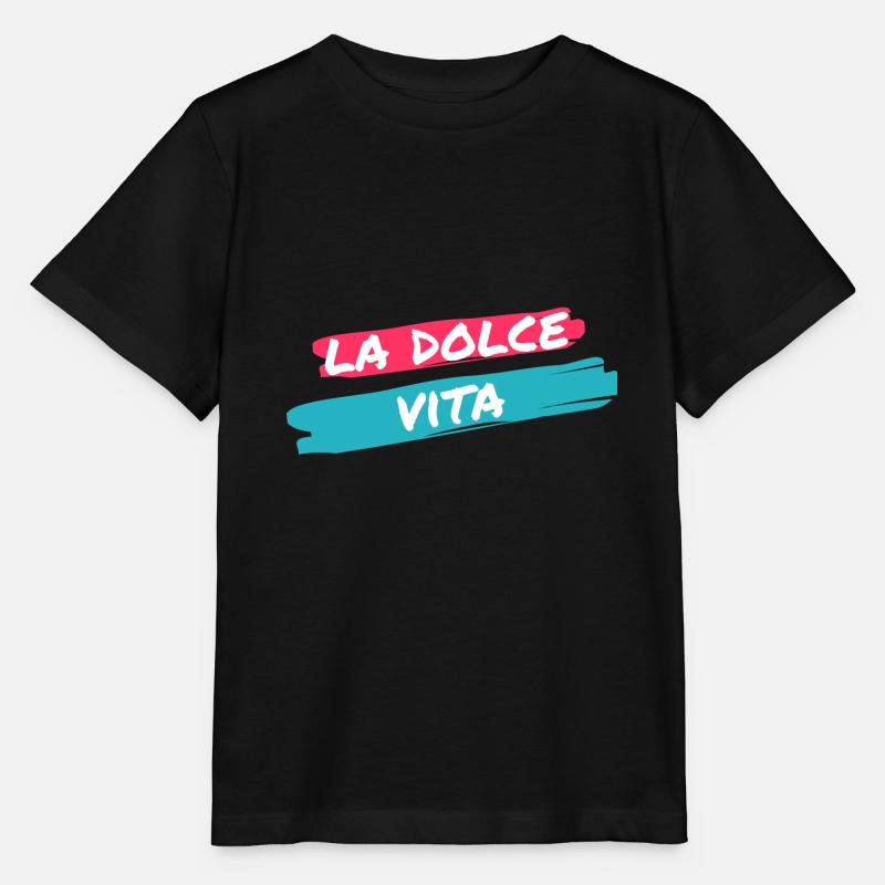 LA DOLCE VITA - T-shirt bio MINI CREATOR Stanley/Stella Enfant - noir