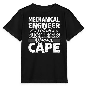 Mechanical Engineer Mechanical Engineer Hero - Stanley/Stella MINI CREATOR Kids’ T-Shirt - black - Front - Mikhail (115cm)