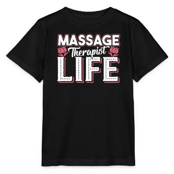 Massage Therapist Massage Therapist Life - Stanley/Stella MINI CREATOR Kids’ T-Shirt - black - Front - Mikhail (115cm)