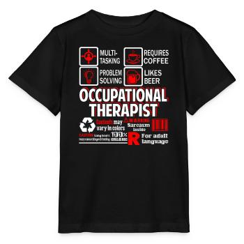Occupational Therapist Occupational Therapist Work - Stanley/Stella MINI CREATOR Kids’ T-Shirt - black - Front - Mikhail (115cm)