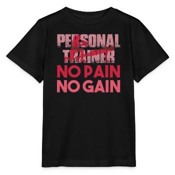 Personal Trainer Personal Trainer No Pain - Stanley/Stella MINI CREATOR Kids’ T-Shirt - black - Front - Mikhail (115cm)
