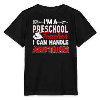 Preschool Teacher Handle Anything - Stanley/Stella MINI CREATOR Kids’ T-Shirt - black - Front - Mikhail (115cm)