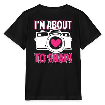 Photographer Photographer I'm About To Snap - Stanley/Stella MINI CREATOR Kids’ T-Shirt - black - Front - Mikhail (115cm)