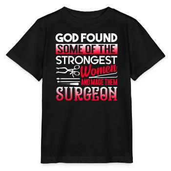 Surgeon Strongest Women Become Surgeon - Stanley/Stella MINI CREATOR Kids’ T-Shirt - black - Front - Mikhail (115cm)