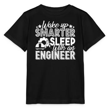 Engineer Sleep With An Engineer - Stanley/Stella MINI CREATOR Kids’ T-Shirt - black - Front - Mikhail (115cm)