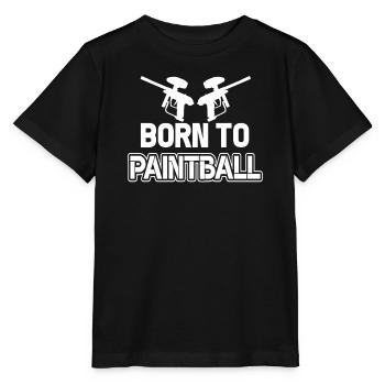 Paintball Born to Paintball - Stanley/Stella MINI CREATOR Kids’ T-Shirt - black - Front - Mikhail (115cm)