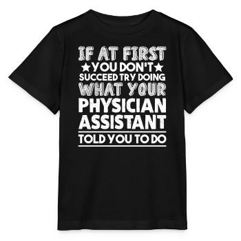 Physician Assistant Physician Assistant Job - Stanley/Stella MINI CREATOR Kids’ T-Shirt - black - Front - Mikhail (115cm)