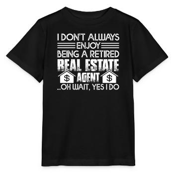 Real Estate Retired Real Estate Agent - Stanley/Stella MINI CREATOR Kids’ T-Shirt - black - Front - Mikhail (115cm)
