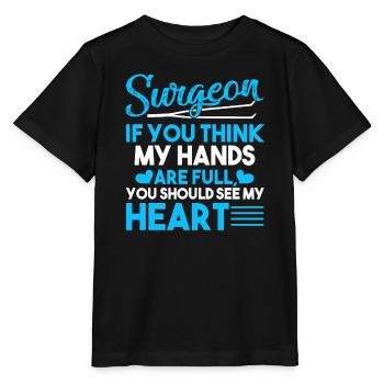 Surgeon Surgeon Full Heart - Stanley/Stella MINI CREATOR Kids’ T-Shirt - black - Front - Mikhail (115cm)