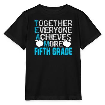 5th Grade Teacher Team 5th Grade - Stanley/Stella MINI CREATOR Kids’ T-Shirt - black - Front - Mikhail (115cm)