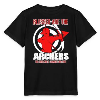 Archery Are The Archers - Stanley/Stella MINI CREATOR Kids’ T-Shirt - black - Front - Mikhail (115cm)