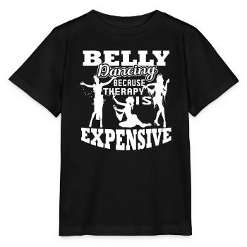 Belly Dance Belly Dance Cheaper Than Therapy - Stanley/Stella MINI CREATOR Kids’ T-Shirt - black - Front - Mikhail (115cm)
