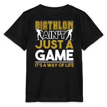 Biathlon Biathlon Is A Way Of Life - Stanley/Stella MINI CREATOR Kids’ T-Shirt - black - Front - Mikhail (115cm)