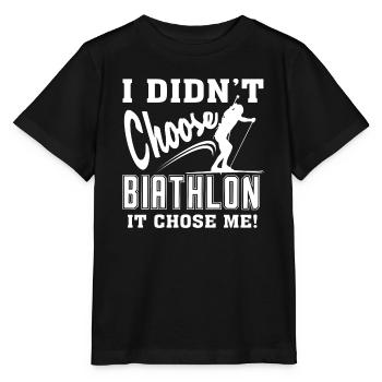 Biathlon Biathlon Chose Me - Stanley/Stella MINI CREATOR Kids’ T-Shirt - black - Front - Mikhail (115cm)