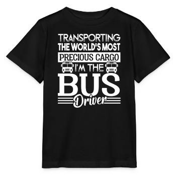 Bus Driver I'm The Bus Driver - Stanley/Stella MINI CREATOR Kids’ T-Shirt - black - Front - Mikhail (115cm)