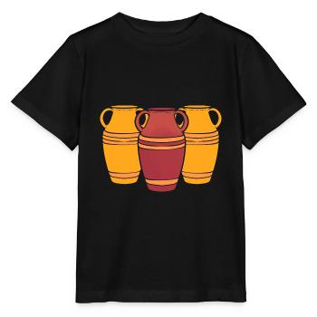 Vintage Vase Keramikdesigner - Stanley/Stella Kinder T-Shirt MINI CREATOR  - Schwarz - Vorne - Mikhail (115cm)