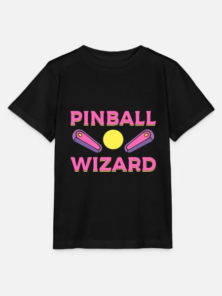 Pinball Wizard Arcade -Techniker - Stanley/Stella Kinder T-Shirt MINI CREATOR - Schwarz