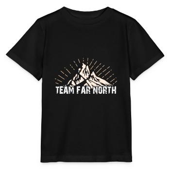 Team Far North | Nordland | North - Stanley/Stella MINI CREATOR Kids’ T-Shirt - black - Front - Mikhail (115cm)