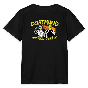 Dortmund und nicht anders UPDATE - Stanley/Stella Kinder T-Shirt MINI CREATOR  - Schwarz - Vorne - Mikhail (115cm)