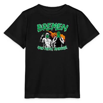 Bremen und nicht anders UPDATE - Stanley/Stella Kinder T-Shirt MINI CREATOR  - Schwarz - Vorne - Mikhail (115cm)