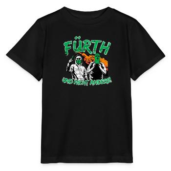 Fürth und nicht anders UPDATE - Stanley/Stella Kinder T-Shirt MINI CREATOR  - Schwarz - Vorne - Mikhail (115cm)