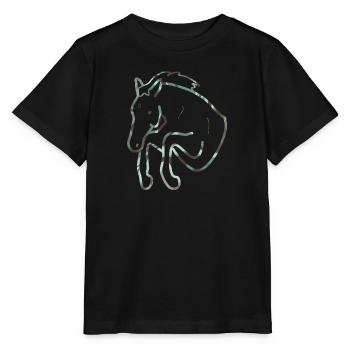 Levi lijntekening - Stanley/Stella Kinder-T-shirt MINI CREATOR  - zwart - Voor - Mikhail (115cm)