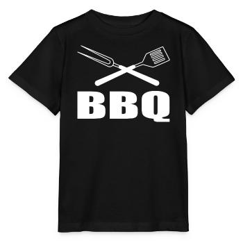 BBQ - Stanley/Stella Kinder T-Shirt MINI CREATOR  - Schwarz - Vorne - Mikhail (115cm)