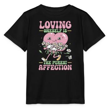 Selbstliebe Selbstwert Ich Liebe Mich Motivation - Stanley/Stella Kinder T-Shirt MINI CREATOR  - Schwarz - Vorne - Mikhail (115cm)