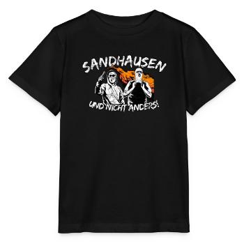 Sandhausen und nicht anders UPDATE - Stanley/Stella Kinder T-Shirt MINI CREATOR  - Schwarz - Vorne - Mikhail (115cm)