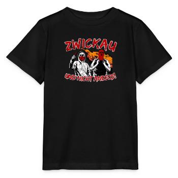Zwickau und nicht anders UPDATE - Stanley/Stella Kinder T-Shirt MINI CREATOR  - Schwarz - Vorne - Mikhail (115cm)