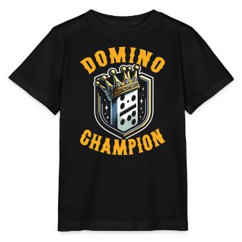 Domino-spieler-brettspiel Ich Liebe Domino-spiel - Stanley/Stella Kinder T-Shirt MINI CREATOR  - Schwarz - Vorne - Mikhail (115cm)