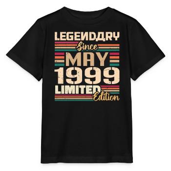 Mai 1999 Mai - Jubiläum Mai 1999 - Stanley/Stella Kinder T-Shirt MINI CREATOR  - Schwarz - Vorne - Mikhail (115cm)