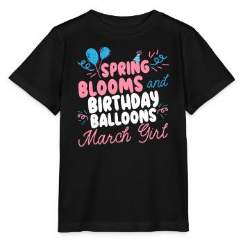 Happy Birthday, Celebrant, Bday party, - Stanley/Stella MINI CREATOR Kids’ T-Shirt - black - Front - Mikhail (115cm)