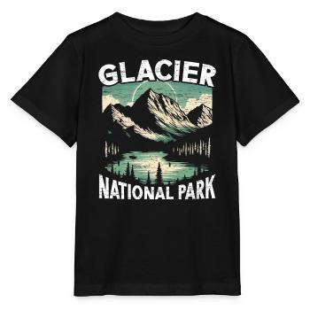 Gletscher-nationalpark Outdoor-reisen Usa Amerika - Stanley/Stella Kinder T-Shirt MINI CREATOR  - Schwarz - Vorne - Mikhail (115cm)