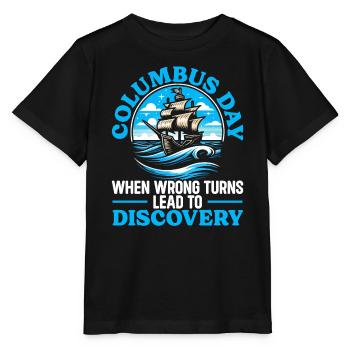 Columbus Day Amerika 1492 Usa Entdeckung - Stanley/Stella Kinder T-Shirt MINI CREATOR  - Schwarz - Vorne - Mikhail (115cm)