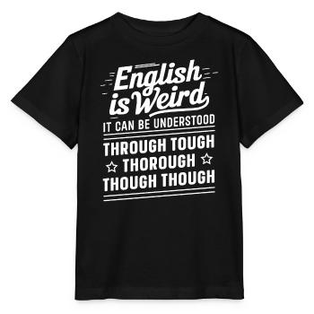 Grammatik, Polizei, Englischlehrer, - Stanley/Stella Kinder T-Shirt MINI CREATOR  - Schwarz - Vorne - Mikhail (115cm)