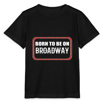 Comédie musicale Acteurs de Broadway - T-shirt bio MINI CREATOR Stanley/Stella Enfant - noir - Devant - Mikhail (115cm)