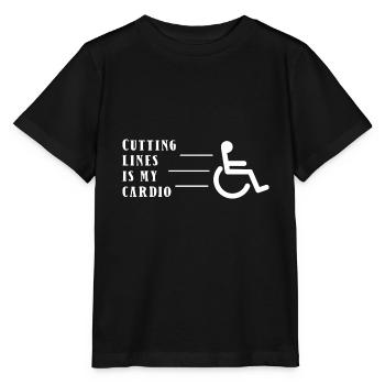 Accès en fauteuil roulant - T-shirt bio MINI CREATOR Stanley/Stella Enfant - noir - Devant - Mikhail (115cm)