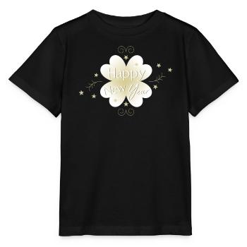 Nouvel an - T-shirt bio MINI CREATOR Stanley/Stella Enfant - noir - Devant - Mikhail (115cm)