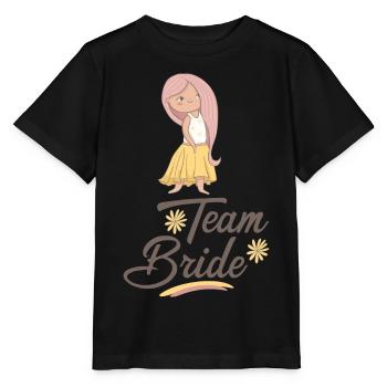 Équipe mariée - T-shirt bio MINI CREATOR Stanley/Stella Enfant - noir - Devant - Mikhail (115cm)
